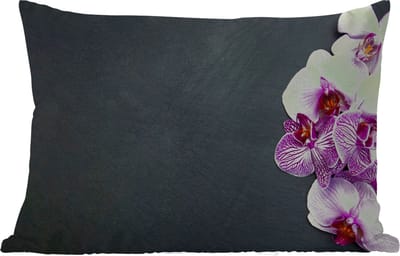 Buitenkussens - Orchidee - Bloemen - Roze - Flora - 60x40 cm - Weerbestendig