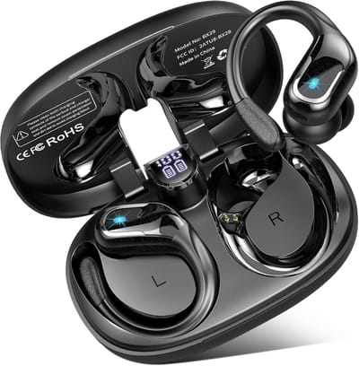 Draadloze sport-hoofdtelefoon met 75 uur batterijduur en ENC-ruisonderdrukking