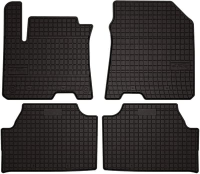 Wielganizator SolidPRO Serie - Rubber Auto Matten - Hyundai Kona EV - Zwart - Op Maat