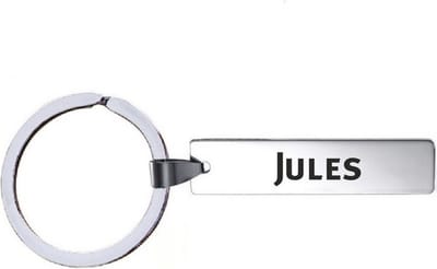 Sleutelhanger Met Naam - Jules - RVS