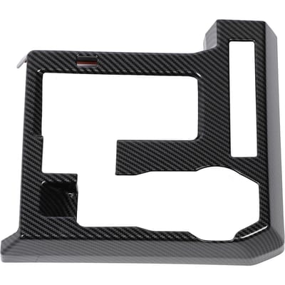 Middenconsole Versnellingspookpaneel Decoratieve Afdekking Sierlijst Beschermend Nauwkeurige Pasvorm black