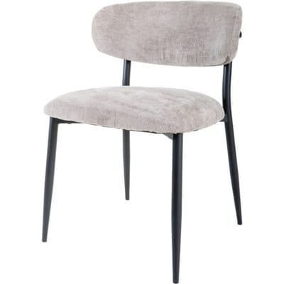 Eetkamerstoel Dion - Perfect Harmony - Natural - Moderne Kuipstoel in Scandinavische / Industriële Stijl