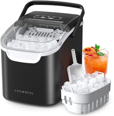 IJsblokjesmachine - IJsmaker - Snelle IJsblokjes - 12 kg per dag - 23 x 29 x 30 cm