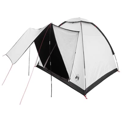 vidaXL - Kamperen - tent - 2-persoons - Wit - Blackout - Polyester - en - Staal