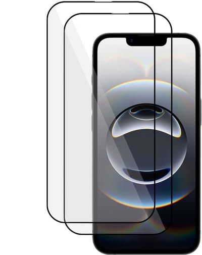 2x ChiGuard Full Screen Screenprotector Geschikt voor iPhone 16e - Beschermglas - GuardCover