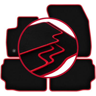 CARLUX-RED automatten voor: Ford Mondeo MK5 sedan, stationwagen (2015-)