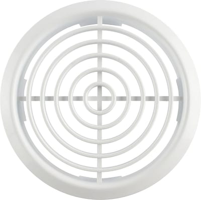 Ronde Ventilator Rooster Ø 70mm Wit - Universeel Rooster voor Meubel, Deur en Verwarming