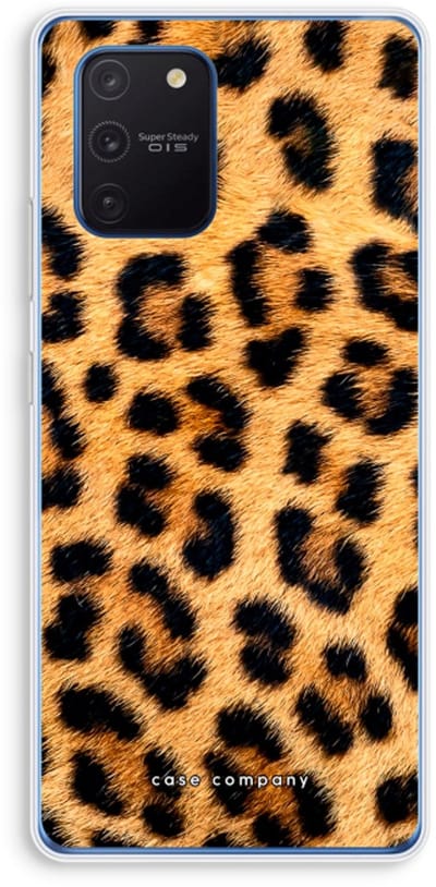Case Company® - Hoesje geschikt voor Samsung Galaxy Note 10 Lite hoesje - Luipaard - Soft Cover Telefoonhoesje - Bescherming aan alle Kanten en Schermrand