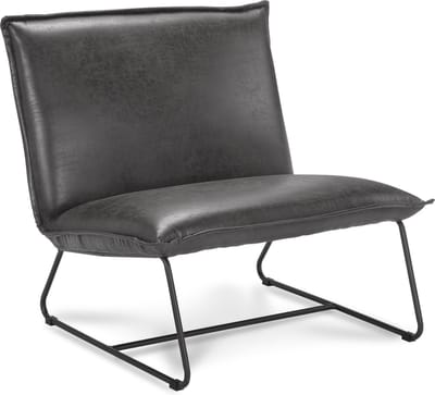 Icon Living - Fauteuil Coco - 1.5 zits - Stof Rawhide Grijs - Gun Color Frame