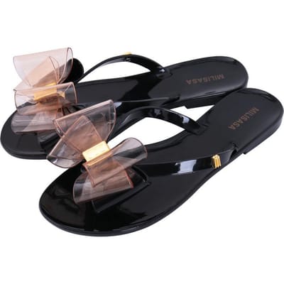 Zomer Dames Koreaanse Editie Buitenslippers met Strik en Visgraat Slippers met Platte Zool en Slippers met Dikke Zool 40 gray
