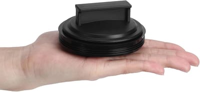 Afvoerplug en Beschermer - Gootsteen Accessoires - Voedselafval Verwerken - Vermindert Spatten - 8 x 2 cm - Zwart