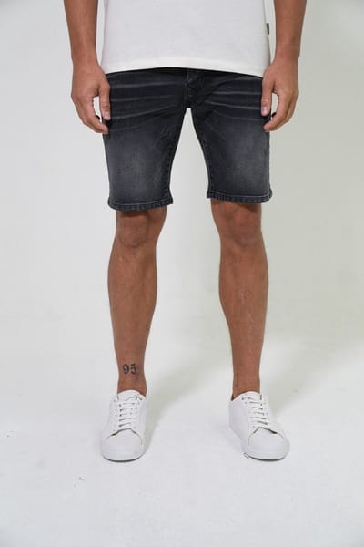 Kultivate Broek Sh Liam Smoke 2301024405 122 Vintage Black Mannen Maat - W31