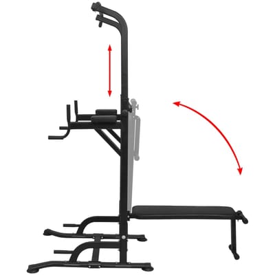 SOUTHWALL krachtstation ROGER – optrekstang – dipstation – bank - push-up stands