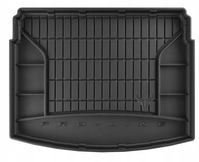 Rubber Kofferbakmat met Organizer Functie – Geschikt voor TOYOTA Auris II Hatchback 2012-2018 – Voor Variabele Laadvloer (Bovenste Positie) – TPE Rubber – Hoge Rand 5 cm