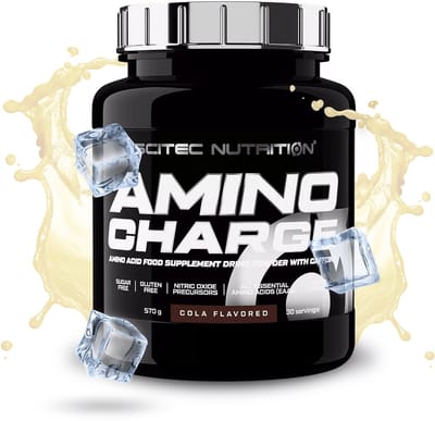 Scitec Nutrition® - Amino Charge (570 gram - Cola) - 30 doseringen - aminozuren - aminozuur - bcaa - l-isoleucine - l-leucine - l-valine - poeder