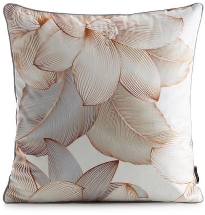 Decoratieve Kussenhoes 45x45cm - Zacht Velvet, Elegante Bladeren Collectie 2025