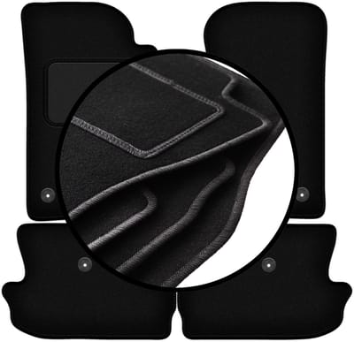 Complete set veloursmatten voor: Jeep Wrangler JL 4-deurs (2017-)