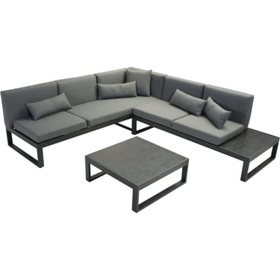 Intergard Aluminium loungeset Malaga 6 personen