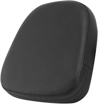 Motorfiets Rugsteun - Passagierskussen Achterbank - Comfortabel Rijden - Universele Pasvorm - 20 cm x 21 cm - Zwart
