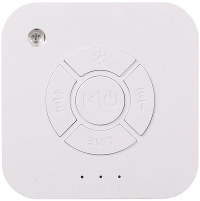 EXCITAT Witte Ruis Muziekdoosje - White Noise Machine - White Noise Slaapmachine - Slaaptrainer - Slaaphulp Voor Baby & Kinderen - geschikt voor thuis, op kantoor en op reis - Wit