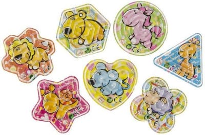 48 stuks Doolhofspelletjes - Geduldspelletjes dieren - Maze Labyrint game - Leuk als uitdeelcadeautje traktatie of voor kinderfeestje