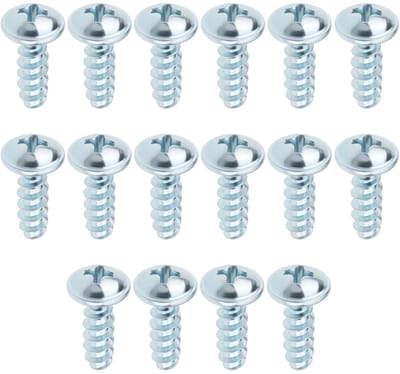 Dailygoods- Grasmaaier Schroeven 16 Stuks - M5 x 16 mm - Verzinkt Staal - Vervangingsschroeven - Eenvoudige Installatie - Duurzaam Materiaal