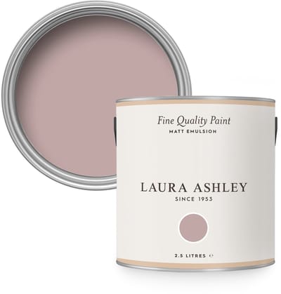 Laura Ashley Muurverf Mat 2.5L Dark Blush Roze