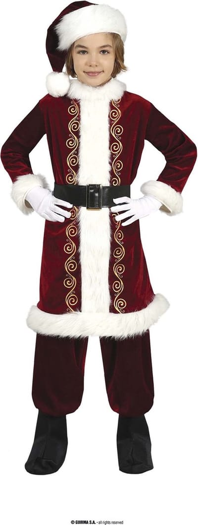 Luxe Santa Kerstman Kind - Jongen