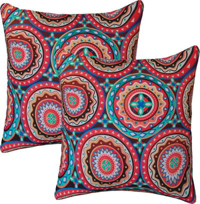 Set van 2 Kussenshoes 45x45 cm | Buiten kussenhoezen | kussensloop | sierkussens | cushion cover | katoen | Cotton Canvas digital print