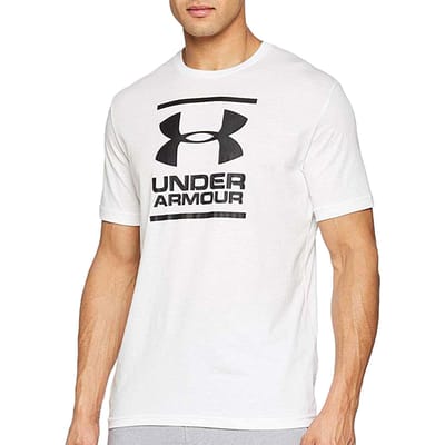 Under Armour Heren UA GL Foundation Korte Mouw T-shirt Wit