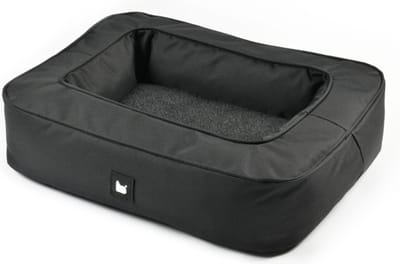 Extreme Lounging - b-dog luxury mini - orthopedische hondenkussen - wasbaar met rits - uitneembaar kussen - 34x20x15cm - Zwart