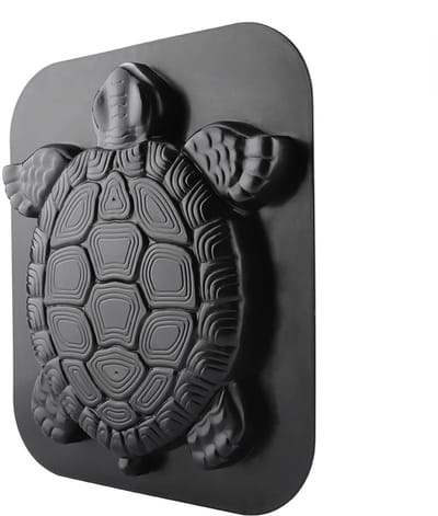 Betonmal Paden - Stapelsteen mal - Tuinpad Aanleggen - Uniek Schildpad Ontwerp - 44.5 x 38.5 cm - Zwart