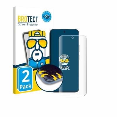 BROTECT - Screenprotector voor realme C85 - Folie Beschermfolie transparant volledig dekking - 2 Stuks