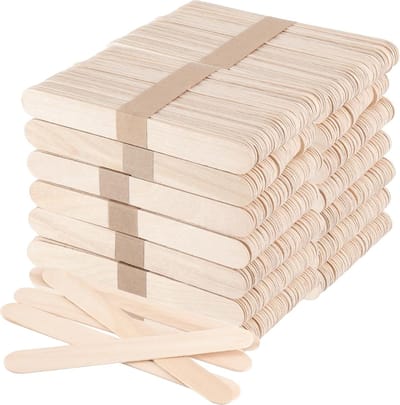1000 Stuks 4.5 Inch Houten IJsstokjes voor Lollies en DIY Knutselprojecten, Perfect voor Modelbouw en Creatieve Kunstbenodigdheden