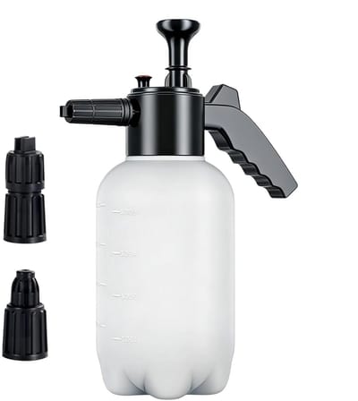 Schuimsproeier met pomp - Drukspuit Opschuimer - Auto reinigen - Verstelbaar mondstuk - 33 cm - Wit