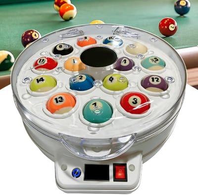 Biljartbal Reiniger - Poolbal Polijstmachine - Professioneel Onderhoud - Grote Capaciteit Reiniging - 8.5kg