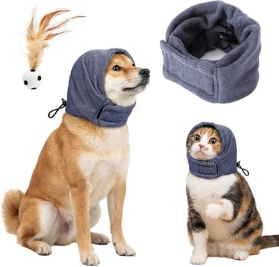 Verstelbare gehoorbescherming voor honden, geluidsreductie, angstverlichting en comfortabele oorbeschermers voor huisdieren