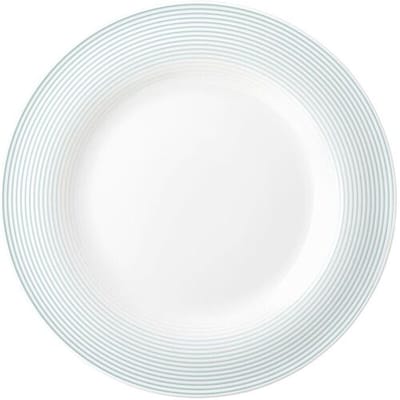 (6 stuks) SELTMANN WEIDEN Bord - plat - Ø 230mm - Arctisch blauw Wit / Blauw