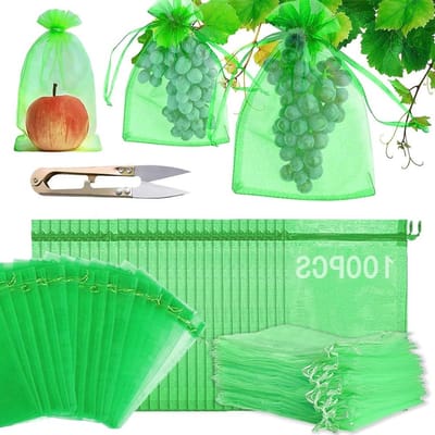 Beschermende Tassen voor Druiven, 100 Stuks, 20 x 30 cm, Fruitbescherming, Insectenwerend, Tuinaccessoires