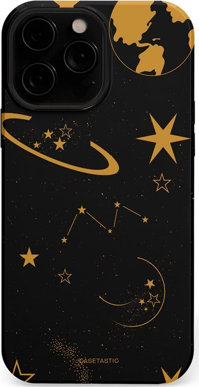 Casetastic Hoesje Geschikt voor Apple iPhone 13 Pro Magsafe - Stijlvolle Beschermende Duo-layer Case - Nachtelijk uitzicht
