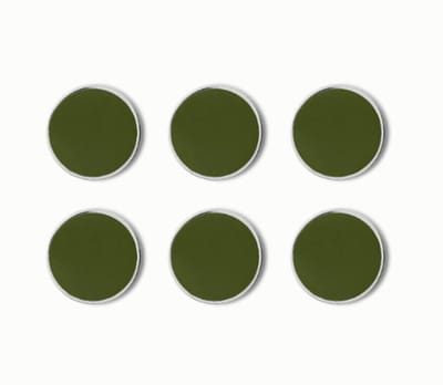Mustard - The buttons - Magneten - Set van 6 - Olive