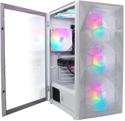 peta GamePC X3 Mesh - AMD Ryzen 7 5700G - 32GB RAM - 4.0TB M.2 SSD - Nvidia GeForce RTX3050 8GB - Windows 11 Pro