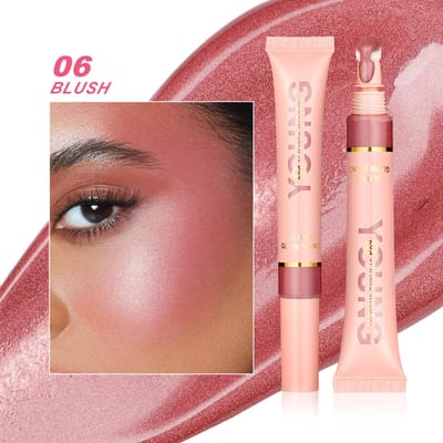 Vloeibare Luchtkussen Blusher Glansstick Shimmer Vloeibare Blush Gezichtsmake-up Cosmetica