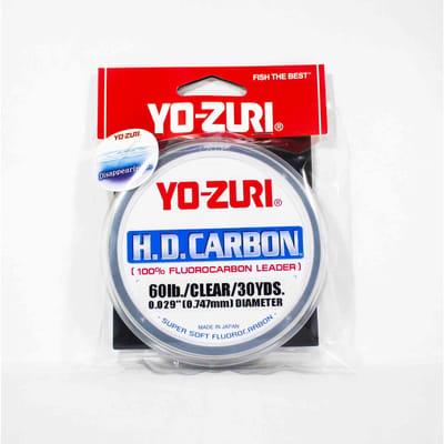 Yo Zuri Duel HD Carbon Fluorocarbon 30 meter 60 lb R894-CL (0948)