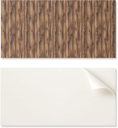 Decoratief zelfklevend vinyl wandpaneel 100x50 cm met houtnerfpatroon
