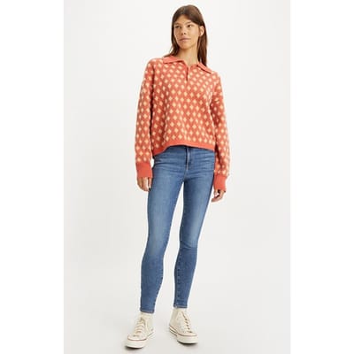 Levi's 720 Skinny Jeans Blue Size: W26L32 | Skinny Outlet | Dames | Blauw