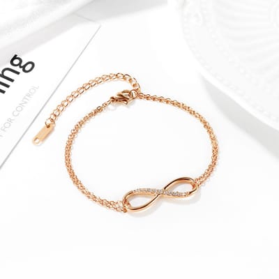 Nieuwe Design prachtige Diamanten Gouden Armband voor Haar Romantisch Valentijn cadeau met geschenkzakje