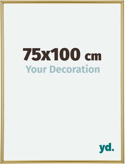 Your Decoration - Fotolijst 75x100 cm - Kunststof - Goud - Annecy