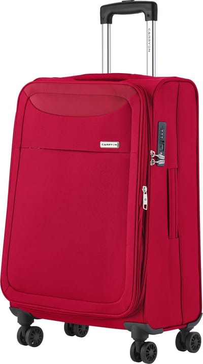 CarryOn Air Middenmaat Reiskoffer 66cm – 84 Liter Zachte Lichtgewicht Koffer - Expander - TSA-slot - Rood