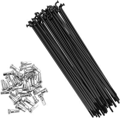 Bicycle Spaken 14G 140MM voor Mountainbike - Stalen Zwarte Spaken Set van 36 Stuks voor Fietsen